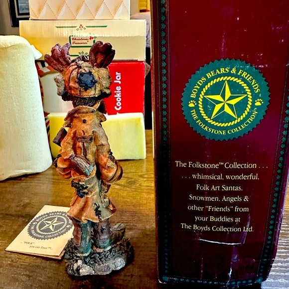 Boyds Bears the Folkstone Collection "Ernest Hemmingmoose" Figurine    - Picture 2 of 8